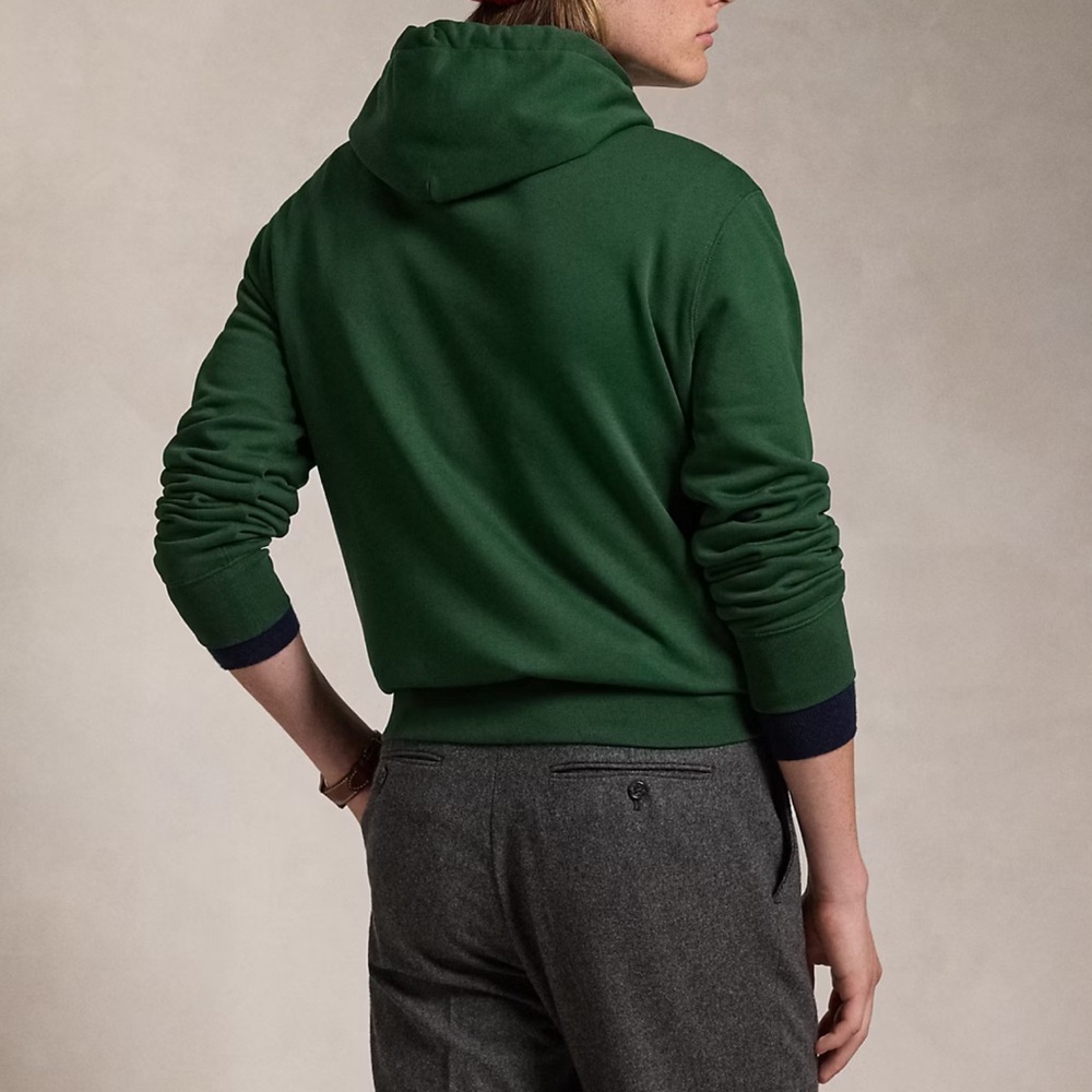💚🐻 NEW WITH TAGS🐻💚 Polo Bear Fleece Hoodie Size M - Picture 5 of 9